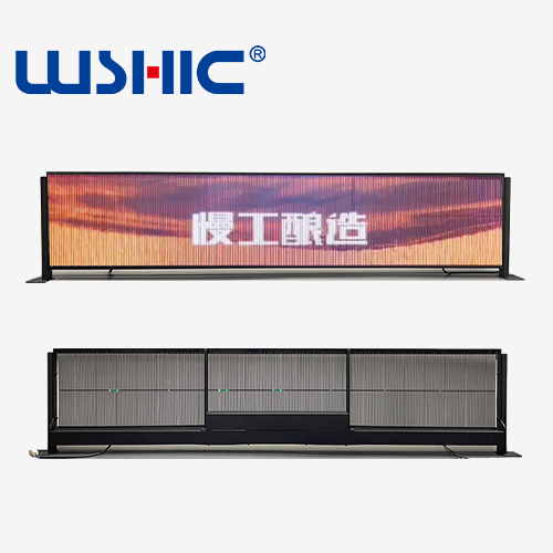 公交车透明全彩后窗屏
